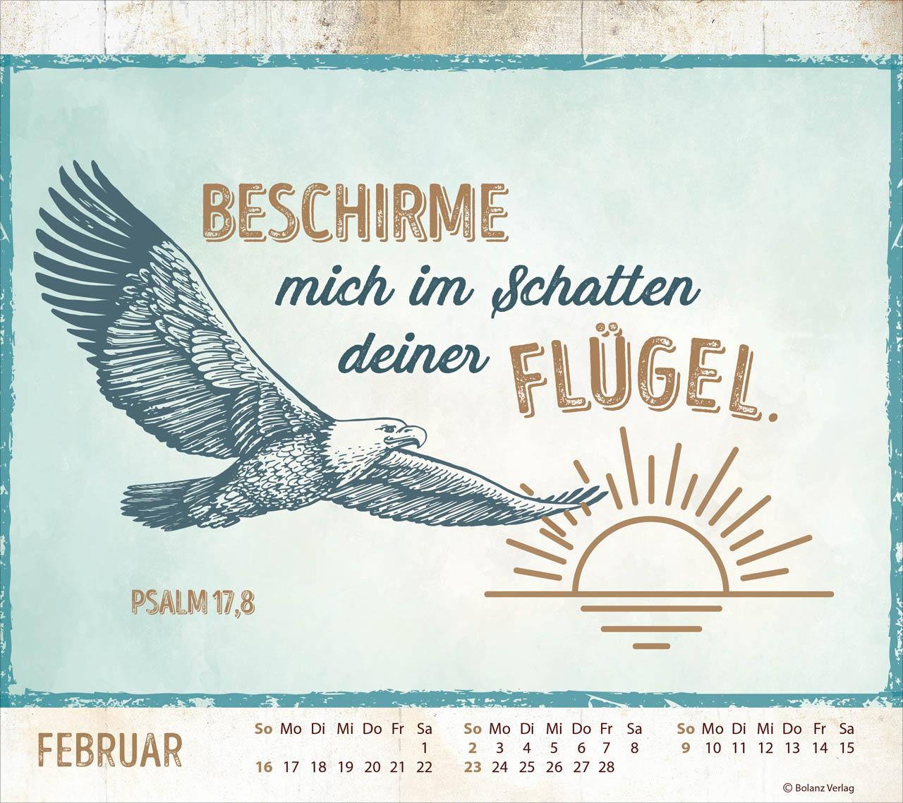 Starke Worte - Vintage 2025 - Tischkalender