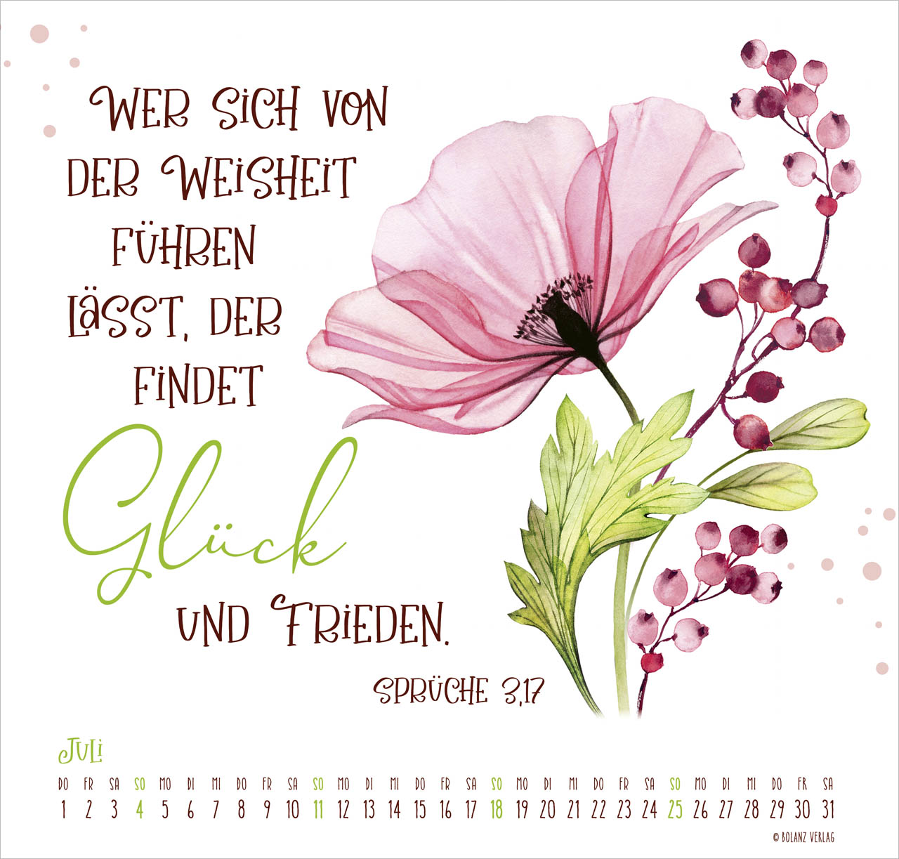 Gesegnet Tag für Tag 2027 – Posterkalender