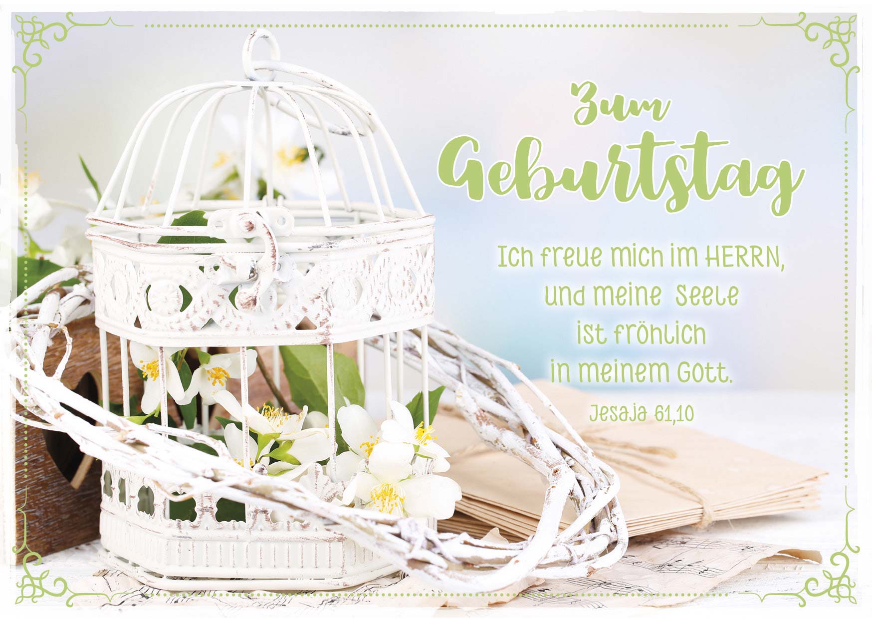 Postkartenbox Geburtstag Kaffeetasse
