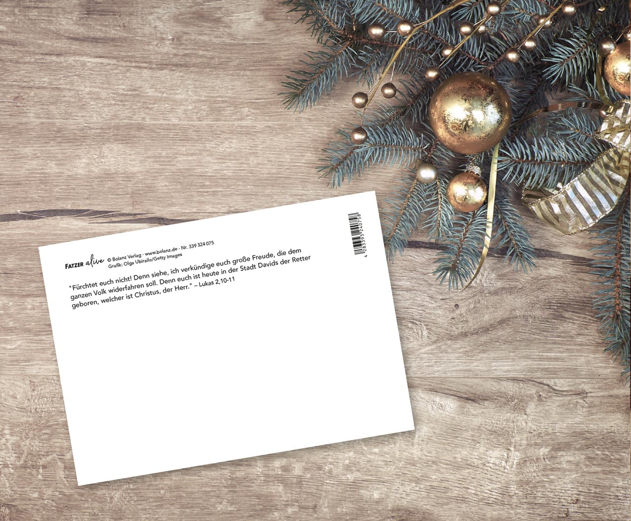 Postkarte Gesegnete Weihnachtszeit!