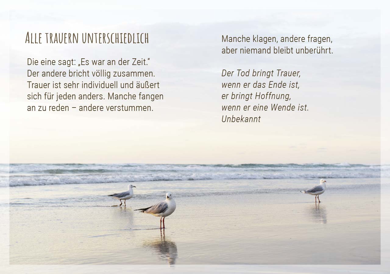 Grußheft - Sei getröstet