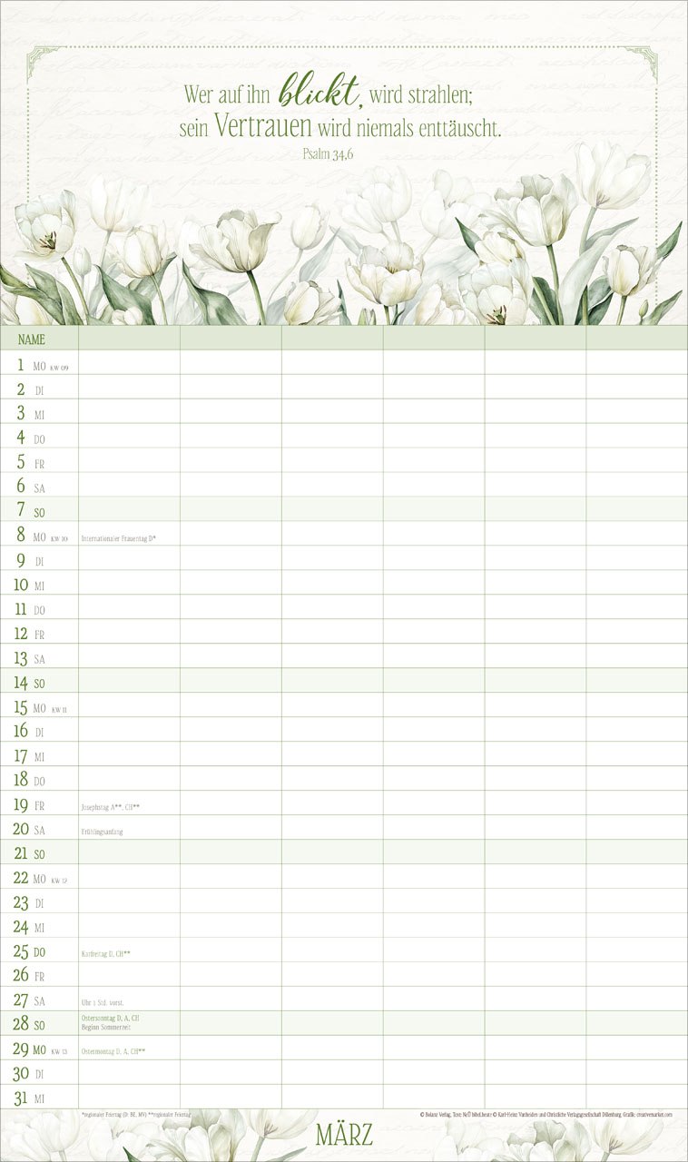 Poesie 2027 – Familienplaner