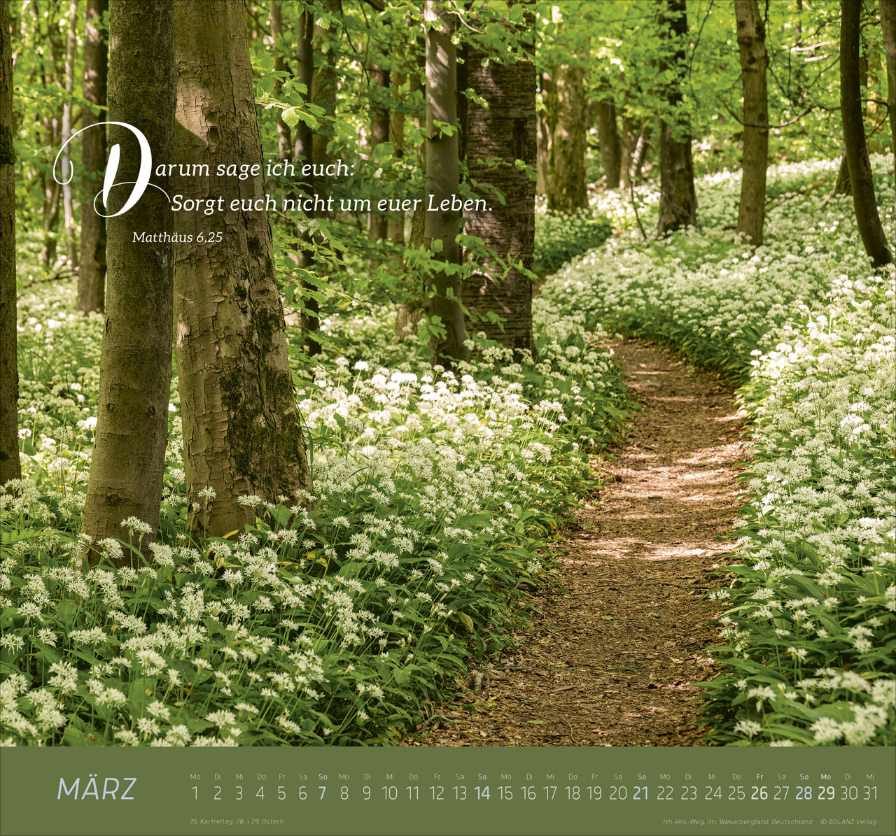 Ich bin der Weg 2027 – Wandkalender