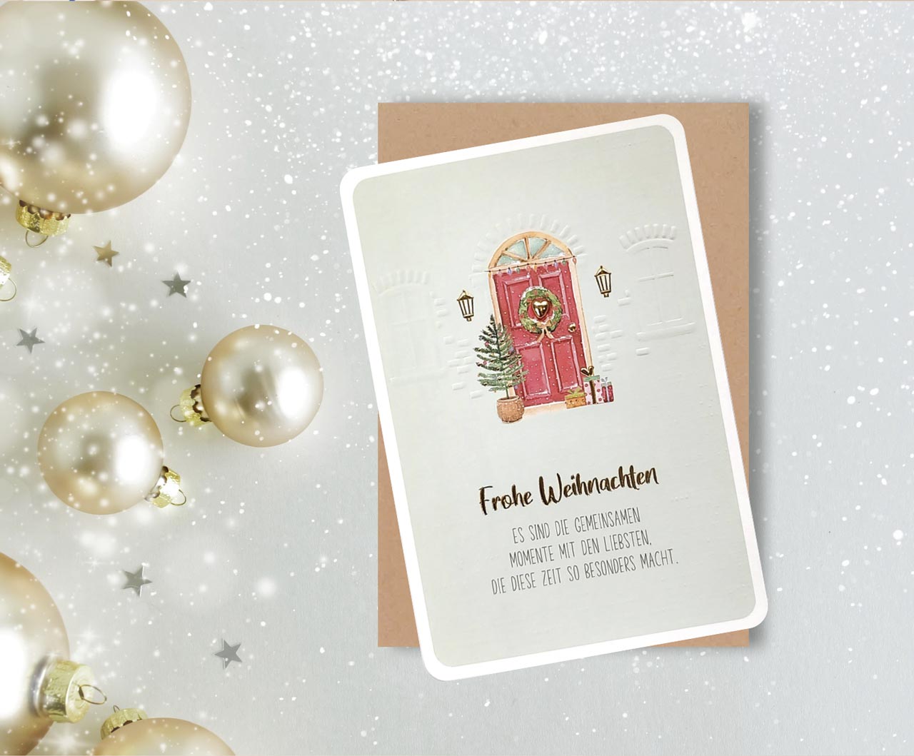 Faltkarte Frohe Weihnachten Gemeinsame Momente