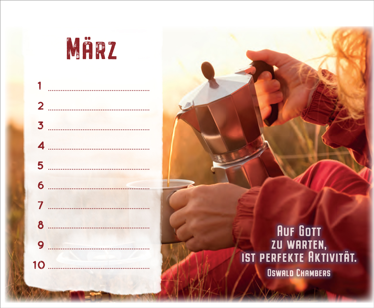 Geburtstagskalender Wo der Geist des Herrn ist