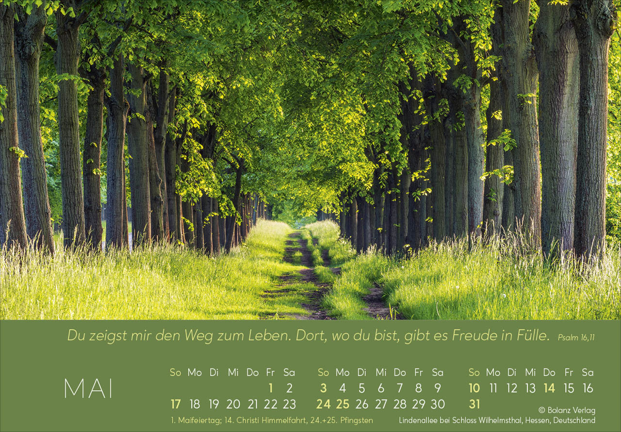 Ewigkeit in Herzen 2026 - Panoramakalender