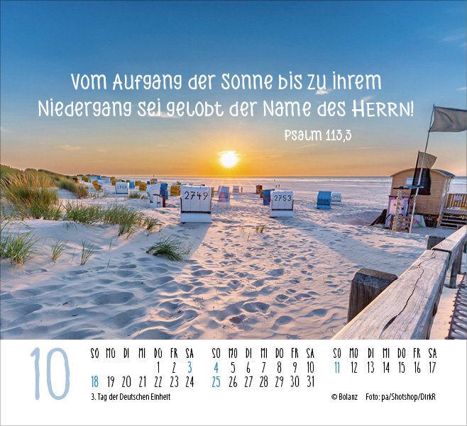 Zeit für Meer - Minikalender 2026