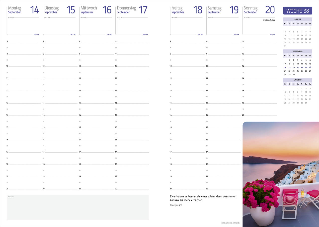 Agenda - Für jeden Tag 2026