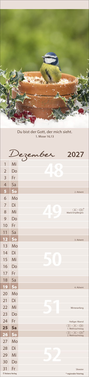 Für Euch 2027 – Streifenterminkalender