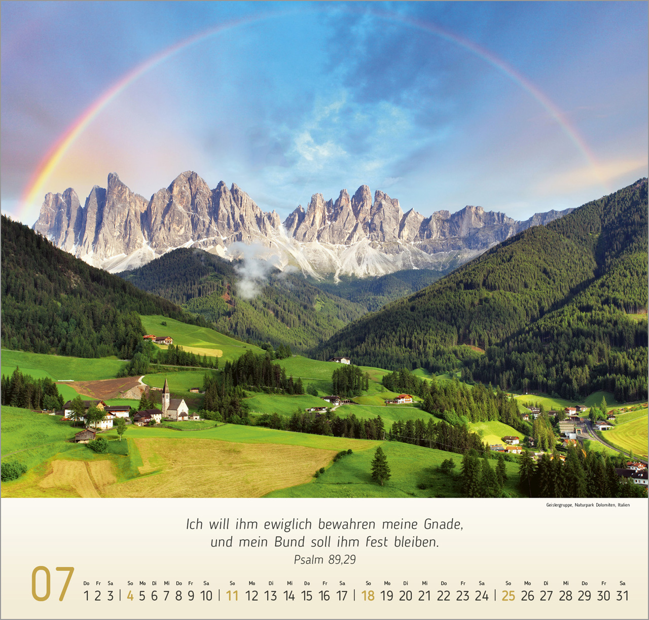 Berg-Impressionen 2027 – Wandkalender