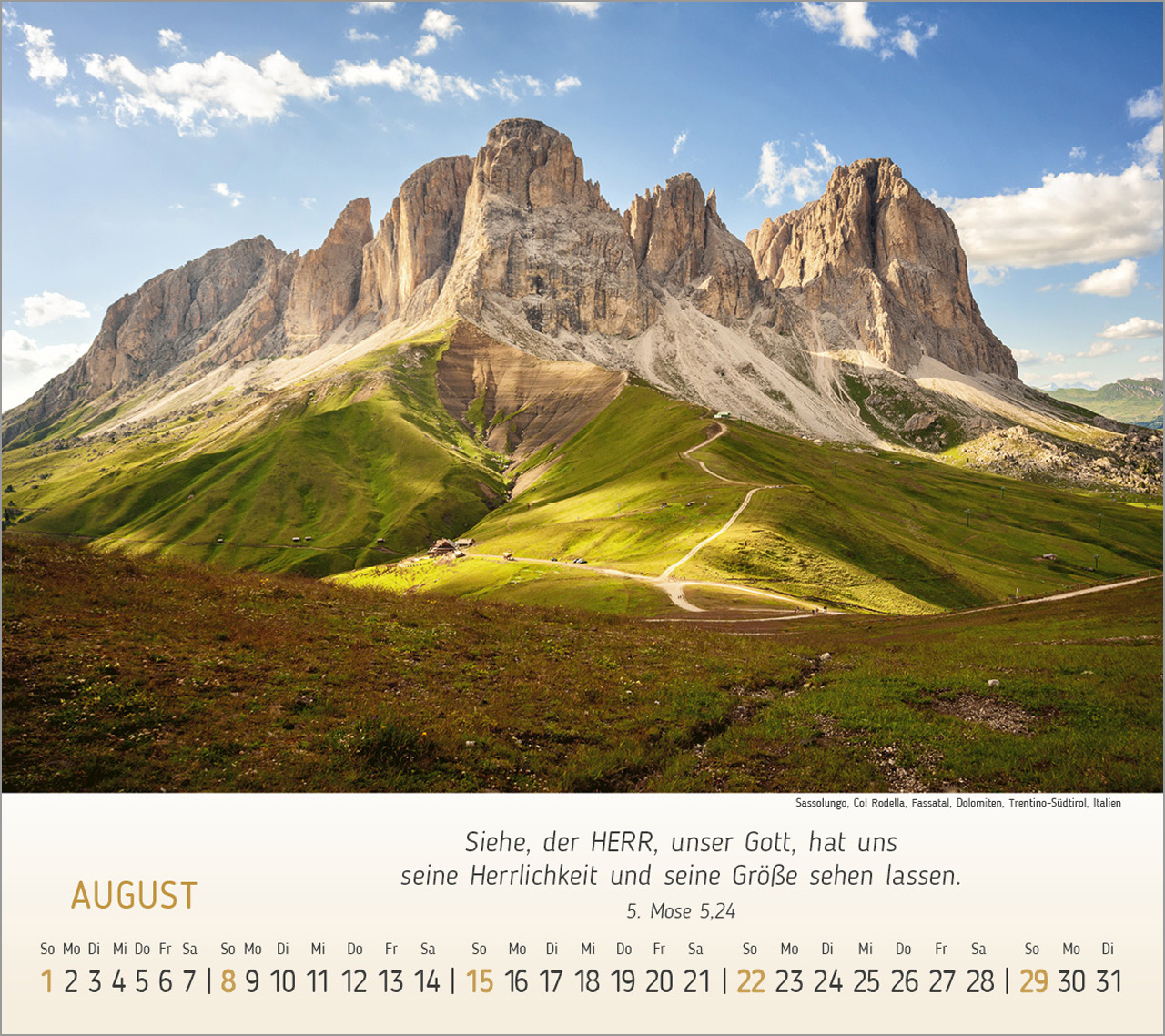 Wunderbare Bergwelt 2027 – Tischkalender