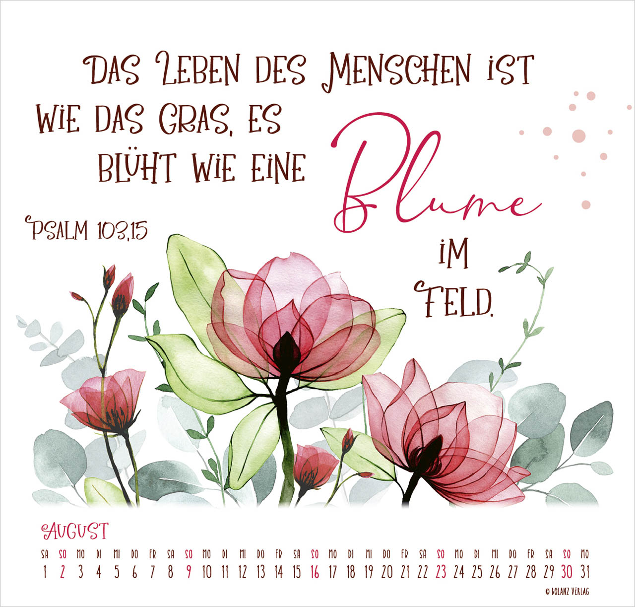 Gesegnet Tag für Tag 2026 - Posterkalender Gesegnet Tag für Tag 2026 - Posterkalender