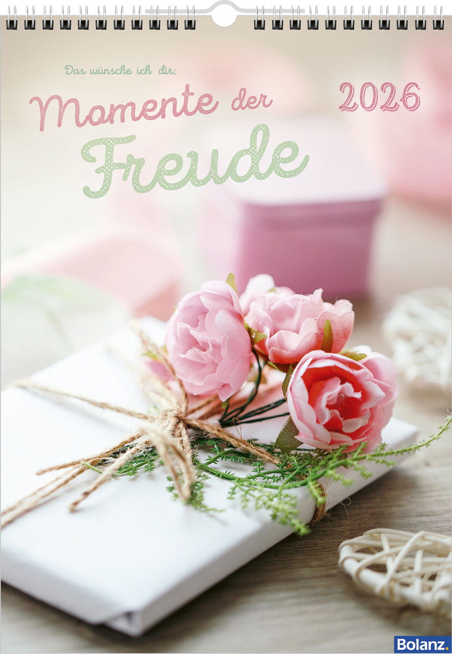 Momente der Freude 2026 - Posterkalender