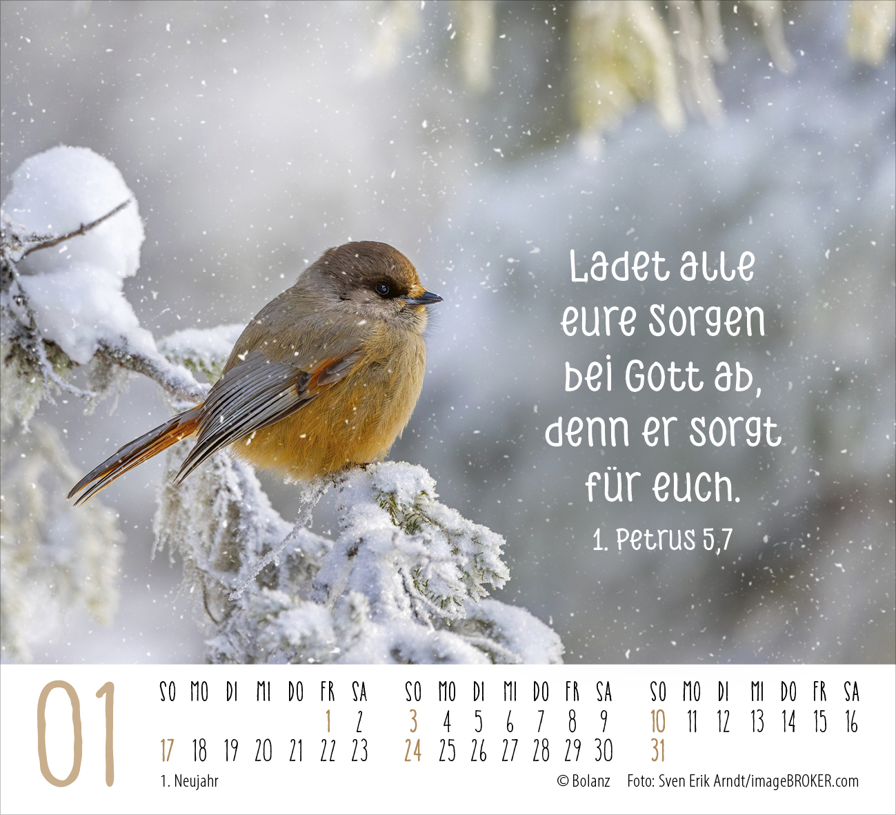 Atempause – Wohin du auch gehst 2027 – Minikalender