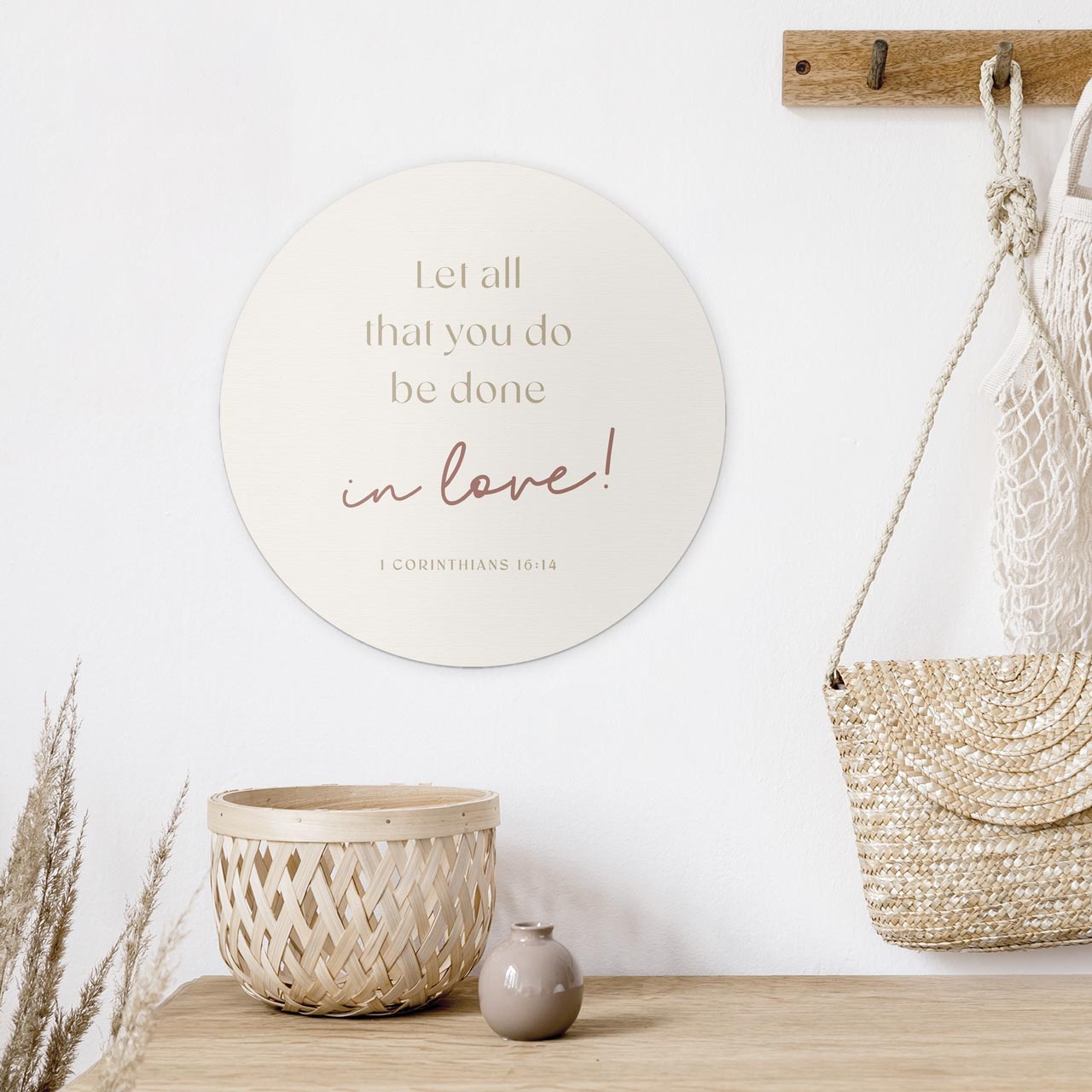 Wandschmuckbild love 25 cm