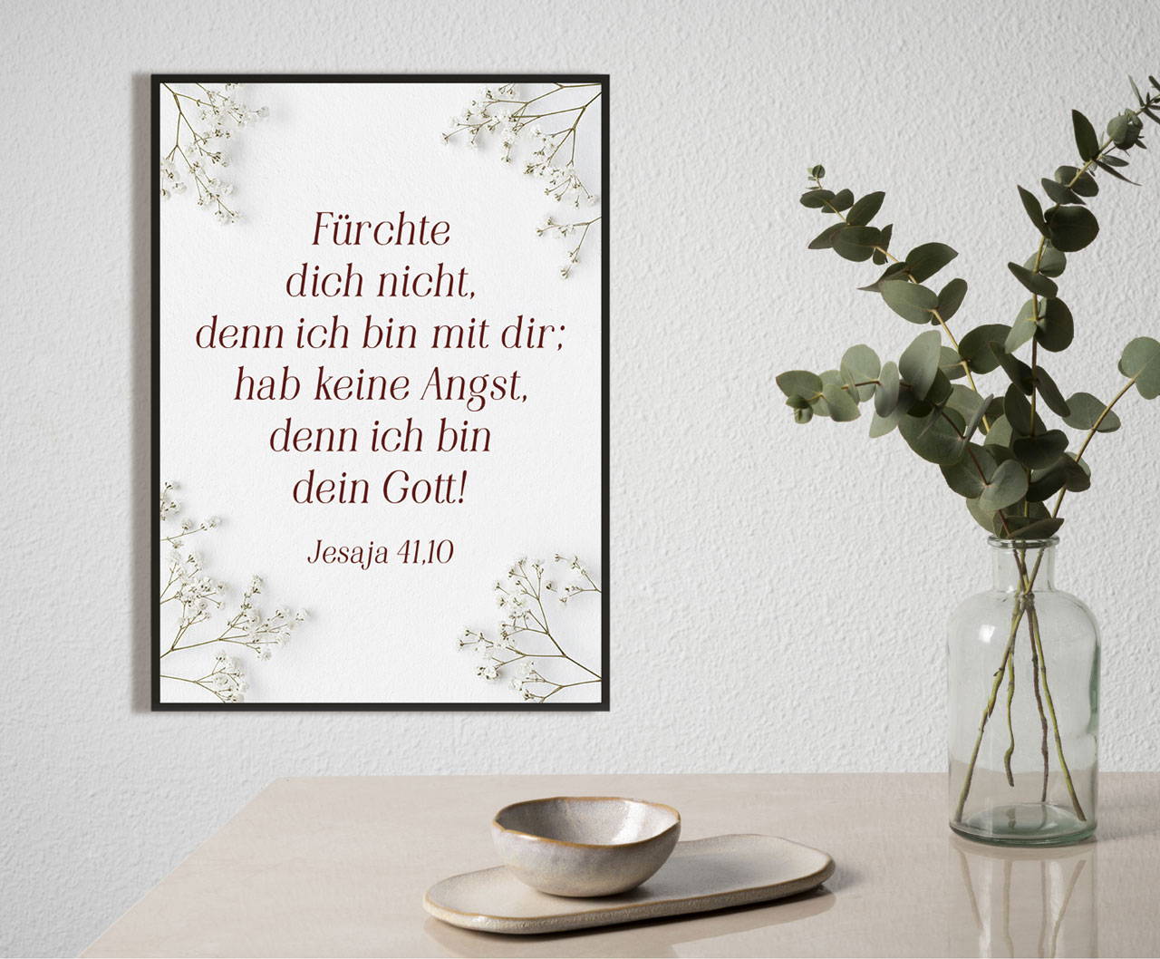 Poster Jahreslosung 2027 Blumen A2