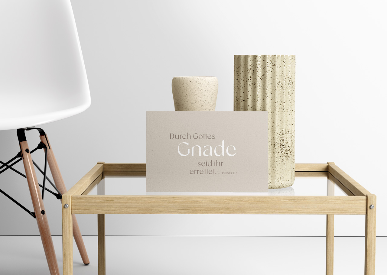 Postkarte Durch Gottes Gnade