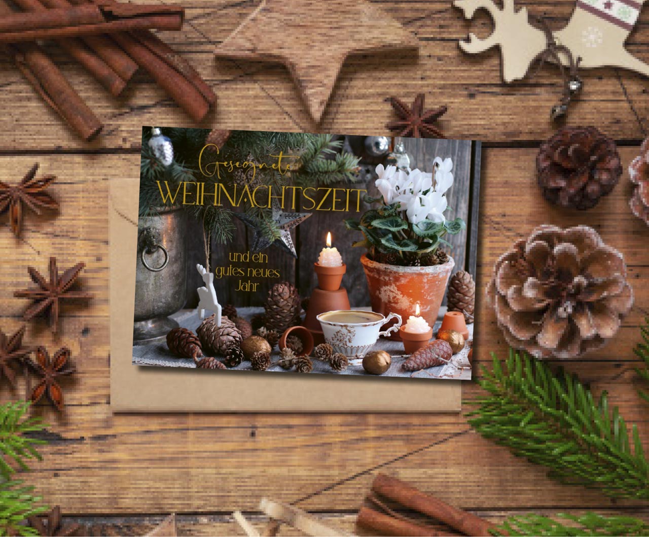 Faltkarte Weihnachtszeit