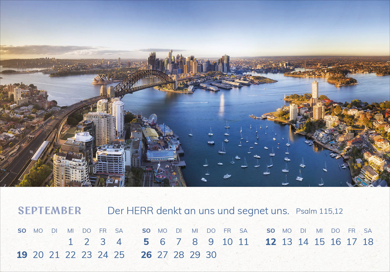Mini-Panorama 2027 – Panorama-Tischkalender