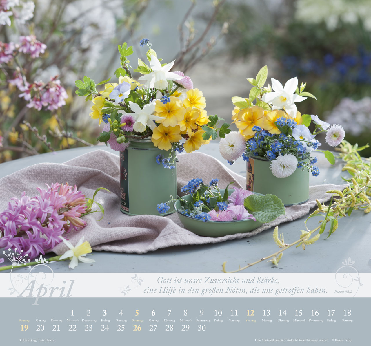Im Garten zuhause 2026 - Wandkalender