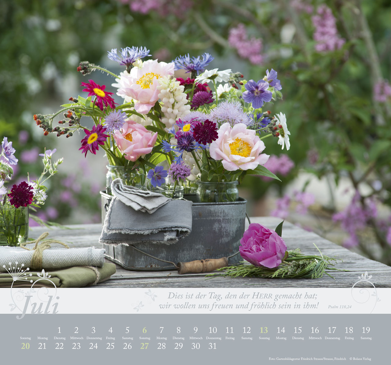 Im Garten zu Hause 2025 - Wandkalender