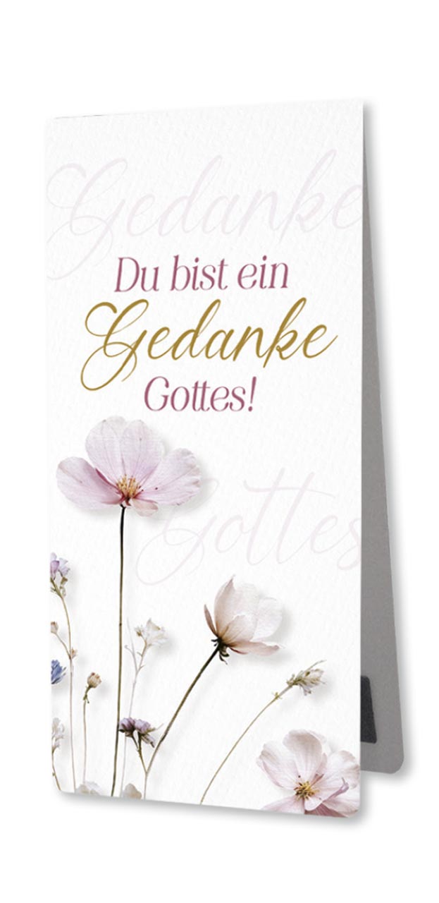 Magnetlesezeichen Gedanke Gottes