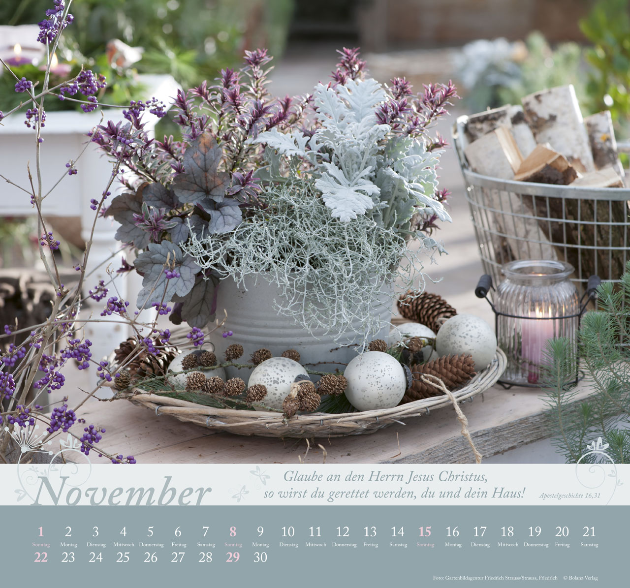 Im Garten zuhause 2026 - Wandkalender