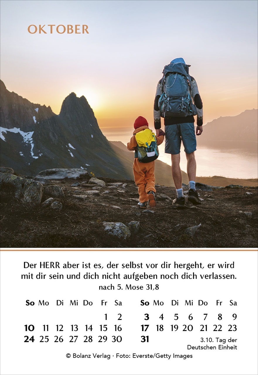 Ein Jahr der Geborgenheit 2027 Minikalender