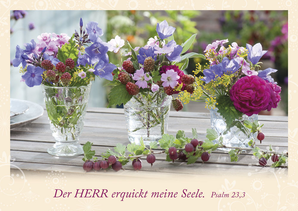 Postkarte Der Herr erquicke meine Seele