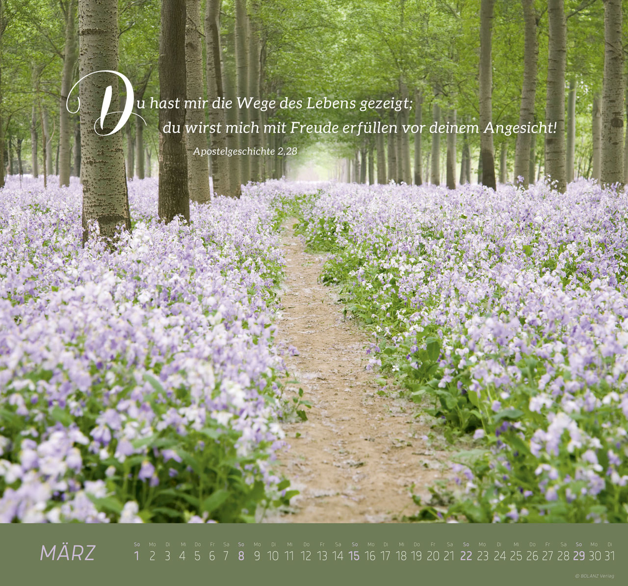 Ich bin der Weg 2026 - Wandkalender