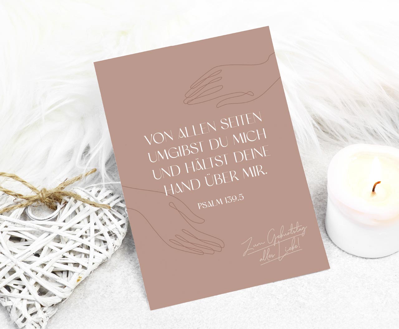 Postkarte alles Liebe