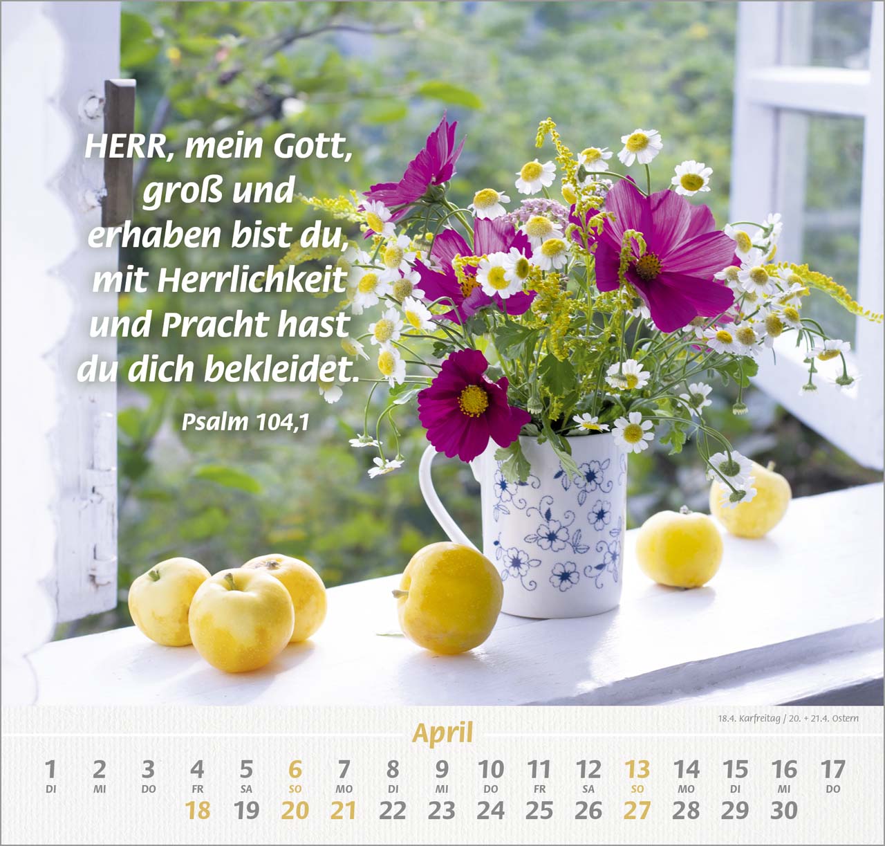 Denn du bist bei mir Wandkalender