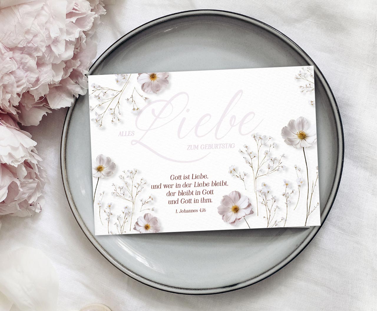 Postkarte Alles Liebe