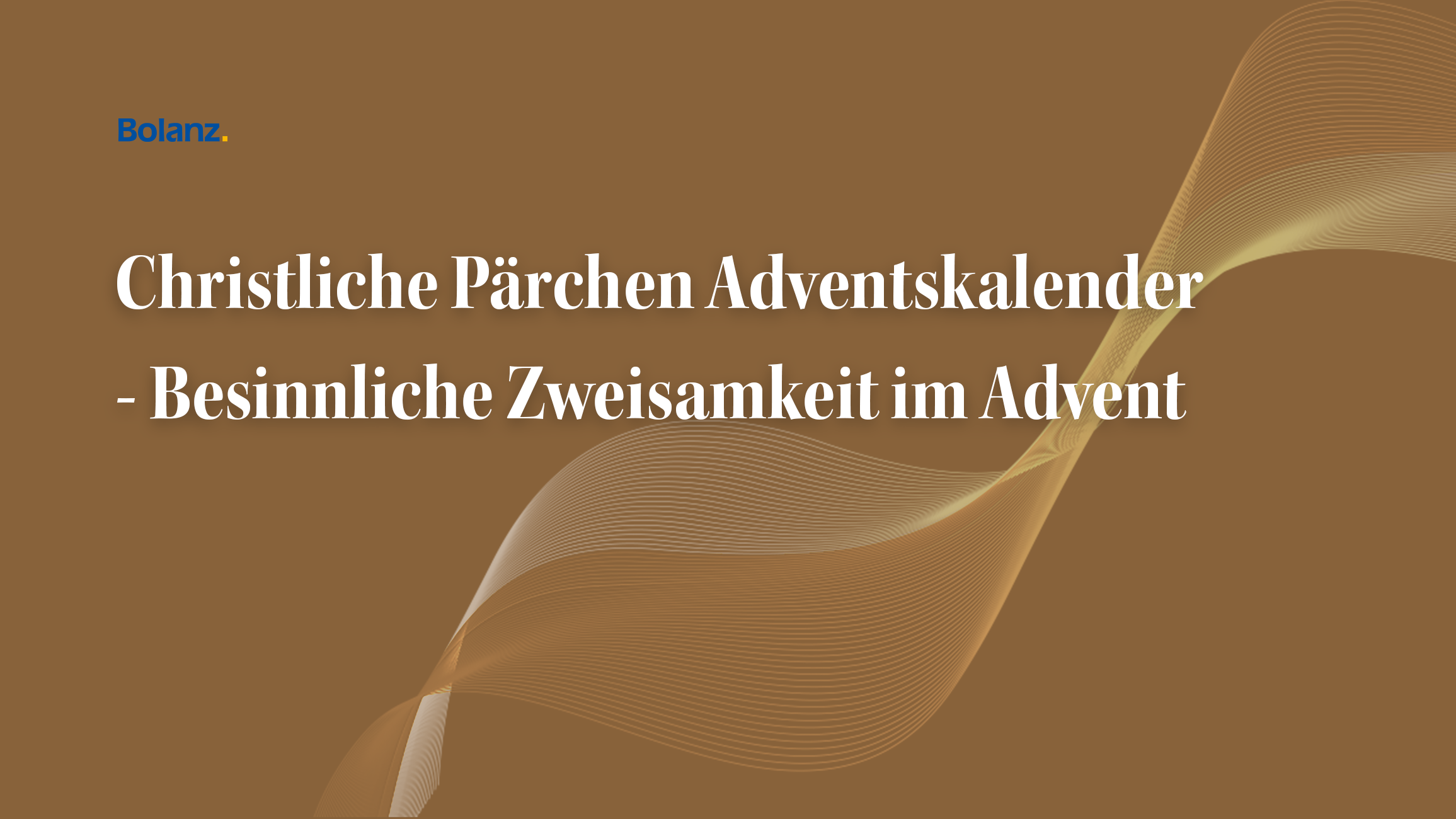 Christliche Pärchen Adventskalender