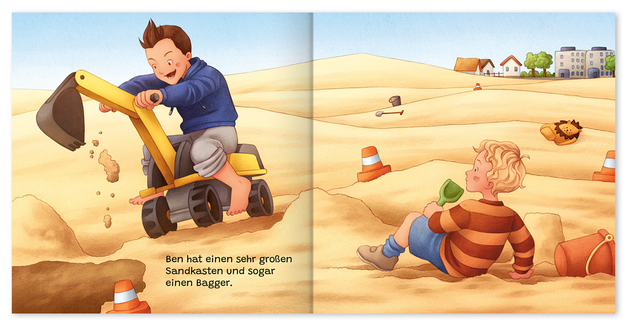 Leo und sein Freund Ben (Neid)