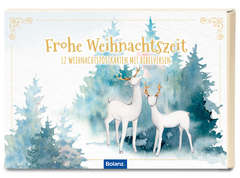 Postkartenbox Frohe Weihnachtszeit