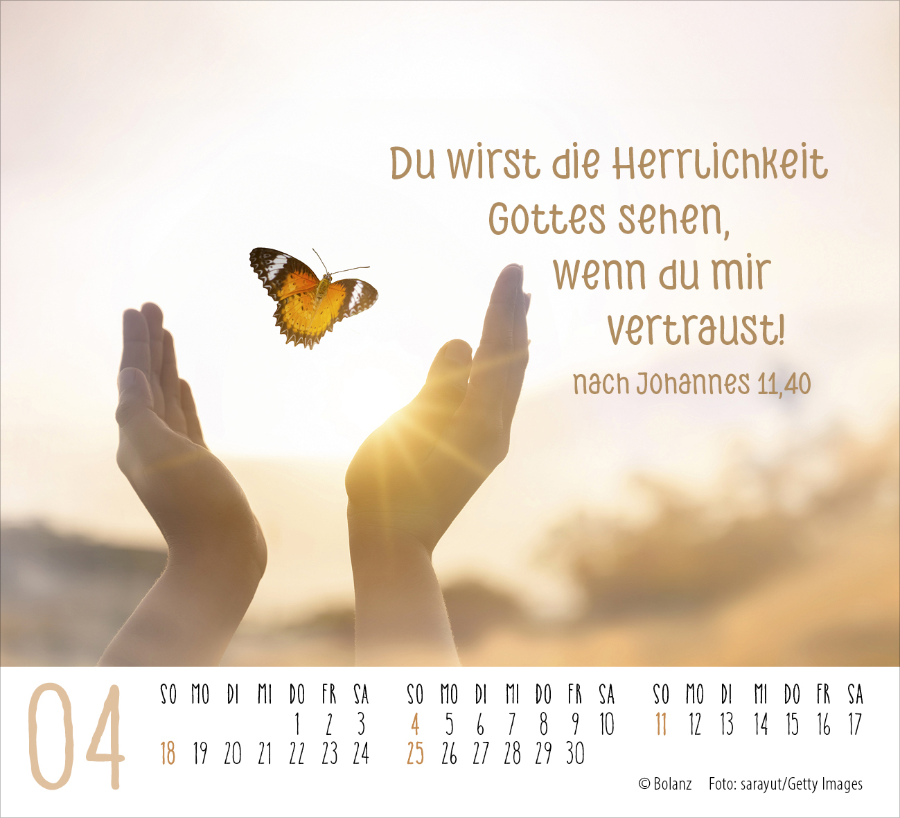 Atempause – Wohin du auch gehst 2027 – Minikalender