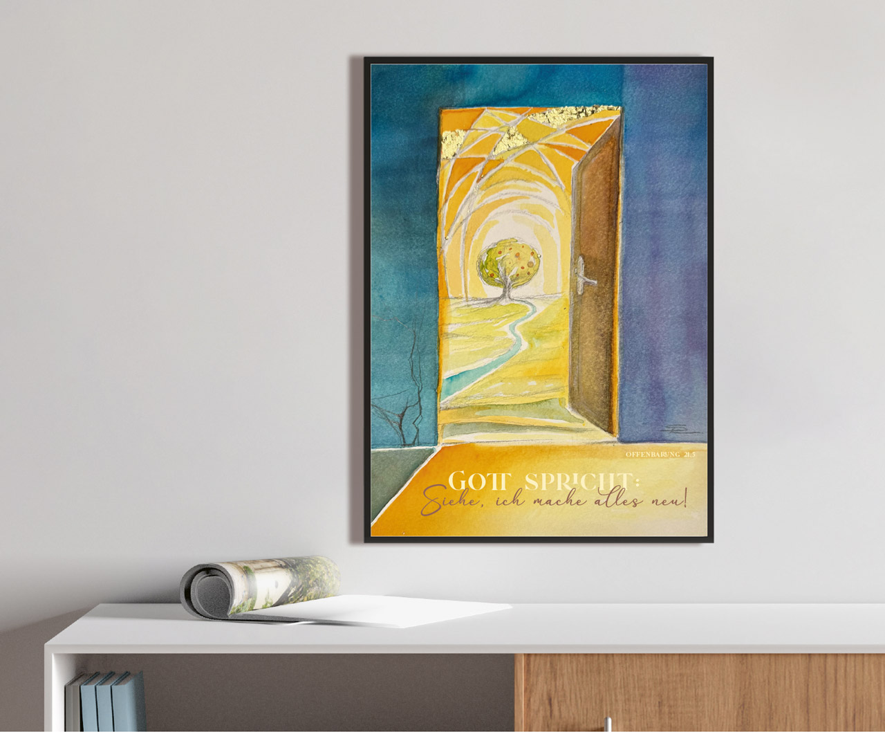 Poster Jahreslosung Simone Riedel A2