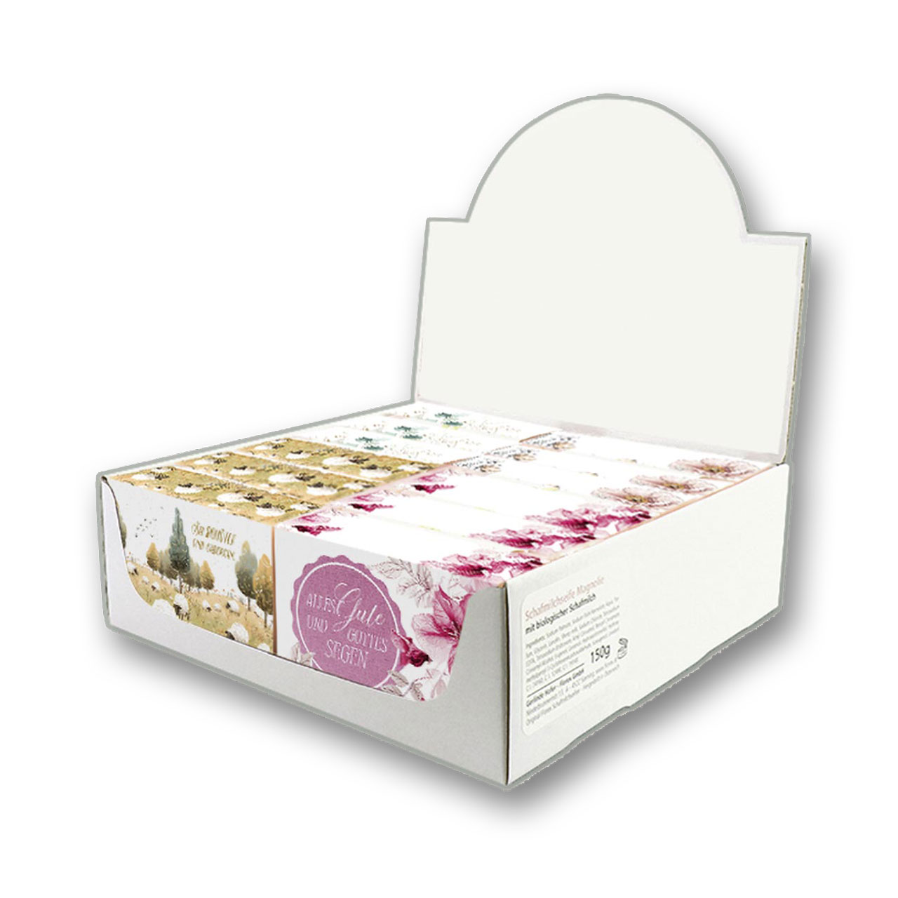 Schafmilchseife Display