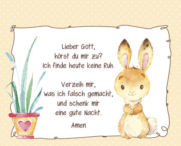 Postkartenaufstellbuch Kindergebete