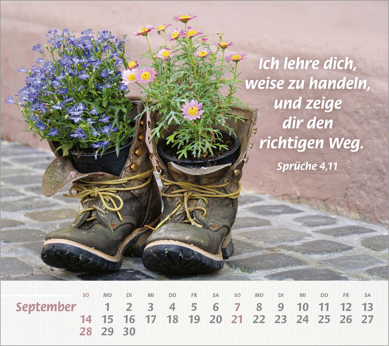 Du bist meine Stärke Großdruck-Tischkalender