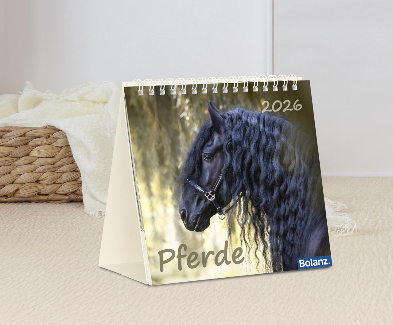 Pferde 2026 - Tischkalender