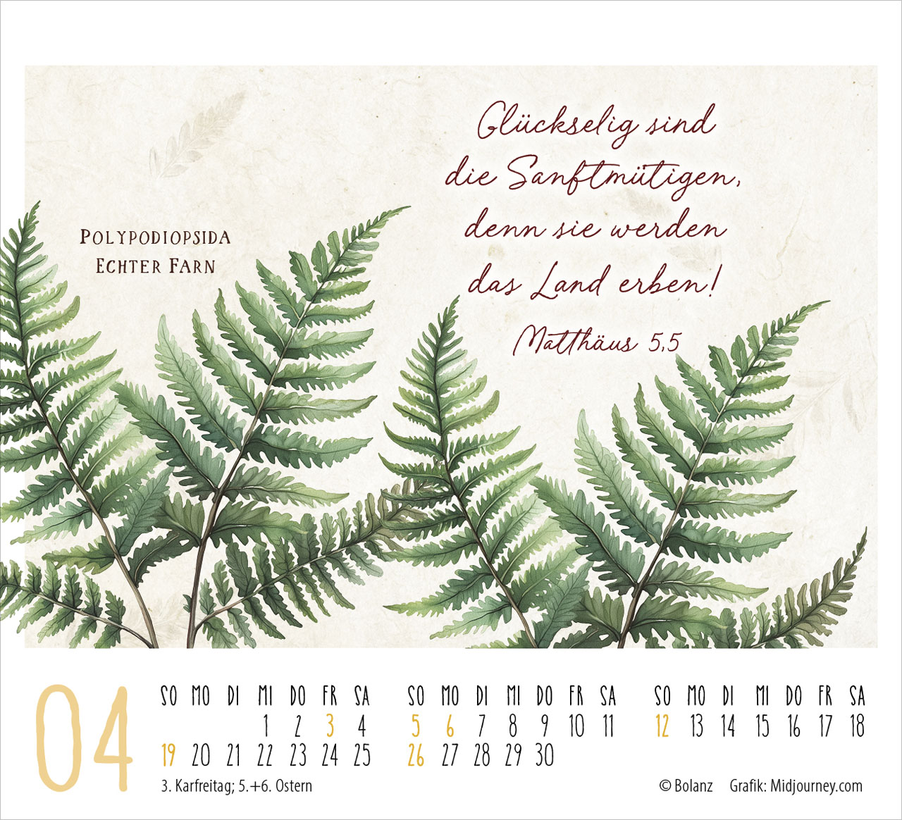 KunstWerke des Schöpfers 2026 - Minikalender KunstWerke des Schöpfers 2026 - Minikalender