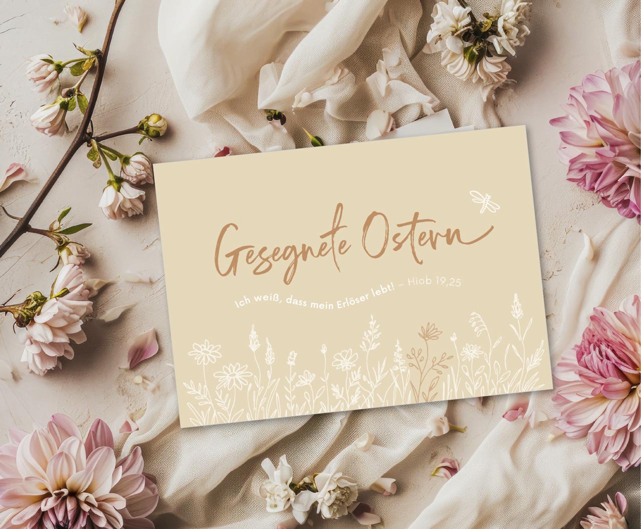 Postkarte Gesegnete Ostern