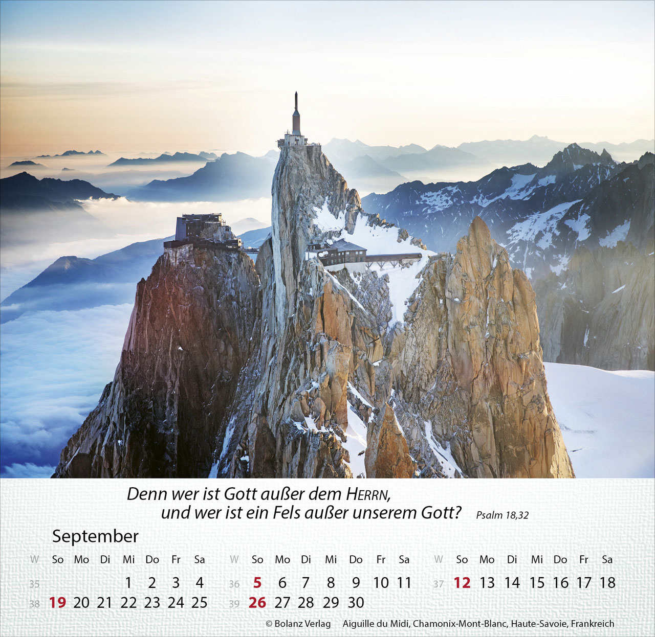 Berge 2027 – Tischkalender