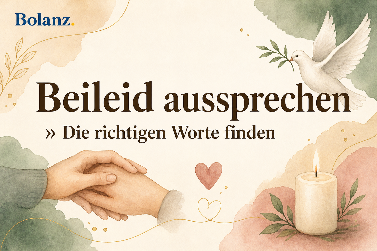 Beileid aussprechen: Die richtigen Worte finden – mündlich & schriftlich
