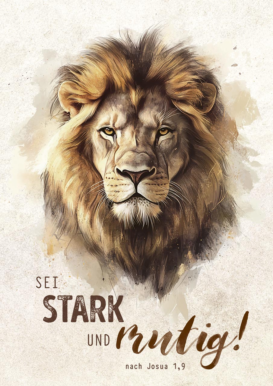 Poster Sei stark A4