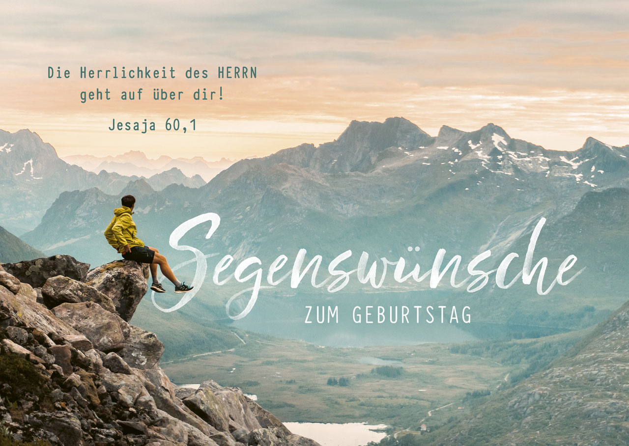 Postkarte Segenswünsche