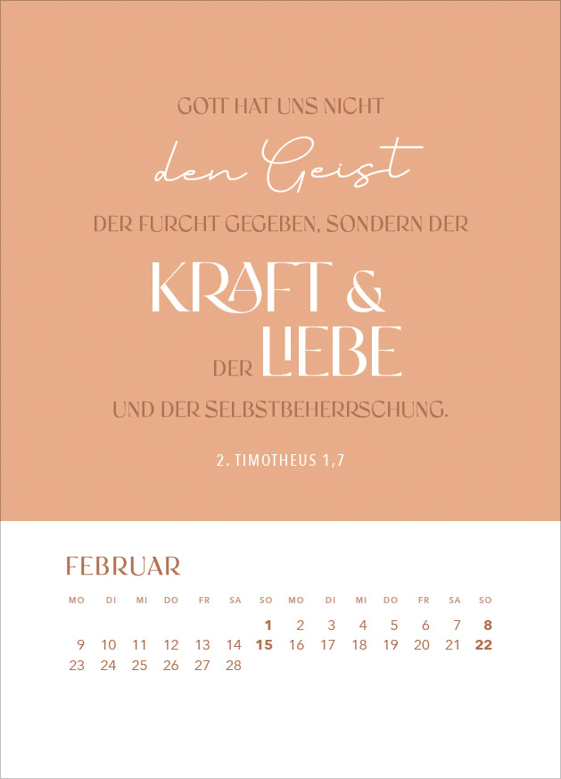 Hoffnung für immer 2026 - Tischkalender mit Holzaufsteller Hoffnung für immer 2026 - Tischkalender mit Holzaufsteller