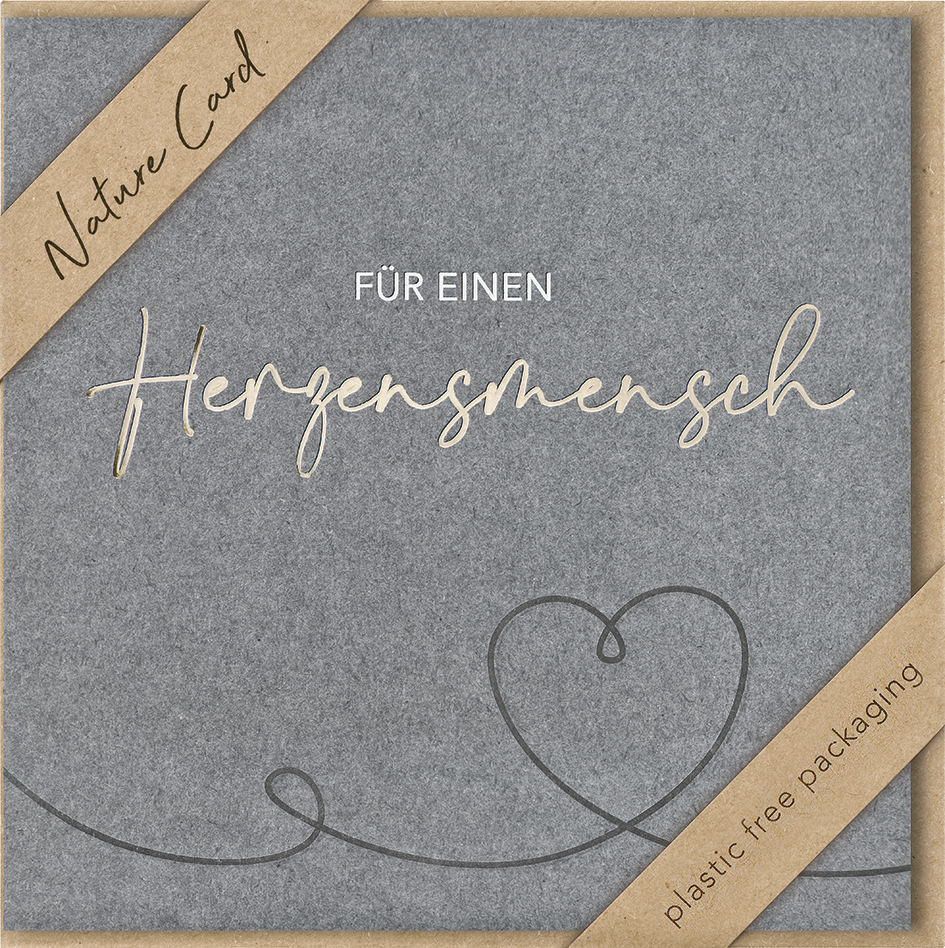 Faltkarte Herzensmensch